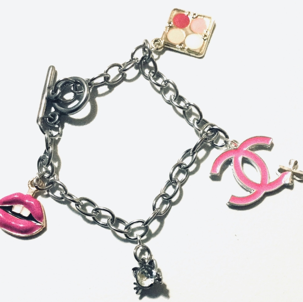 Pink Charm Bracelet